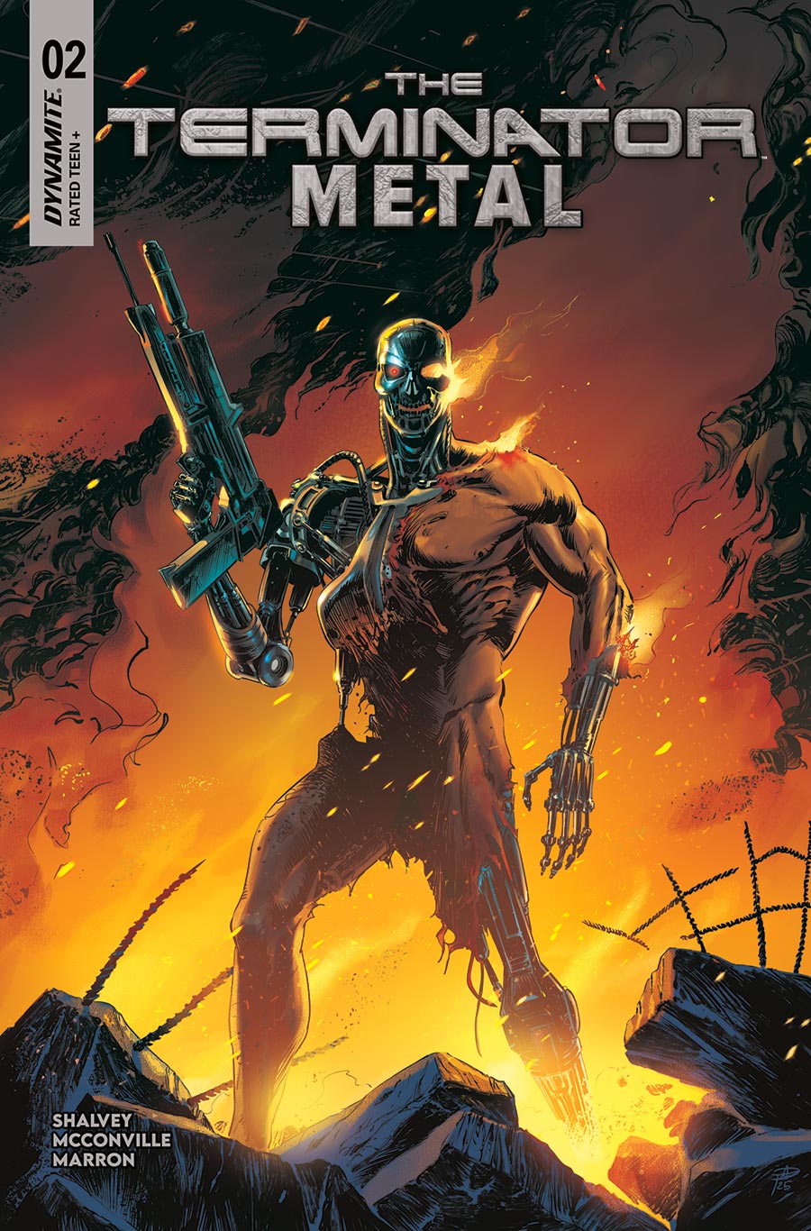 Terminator Metal #2 Cover D Variant Paolo Antiga Cover