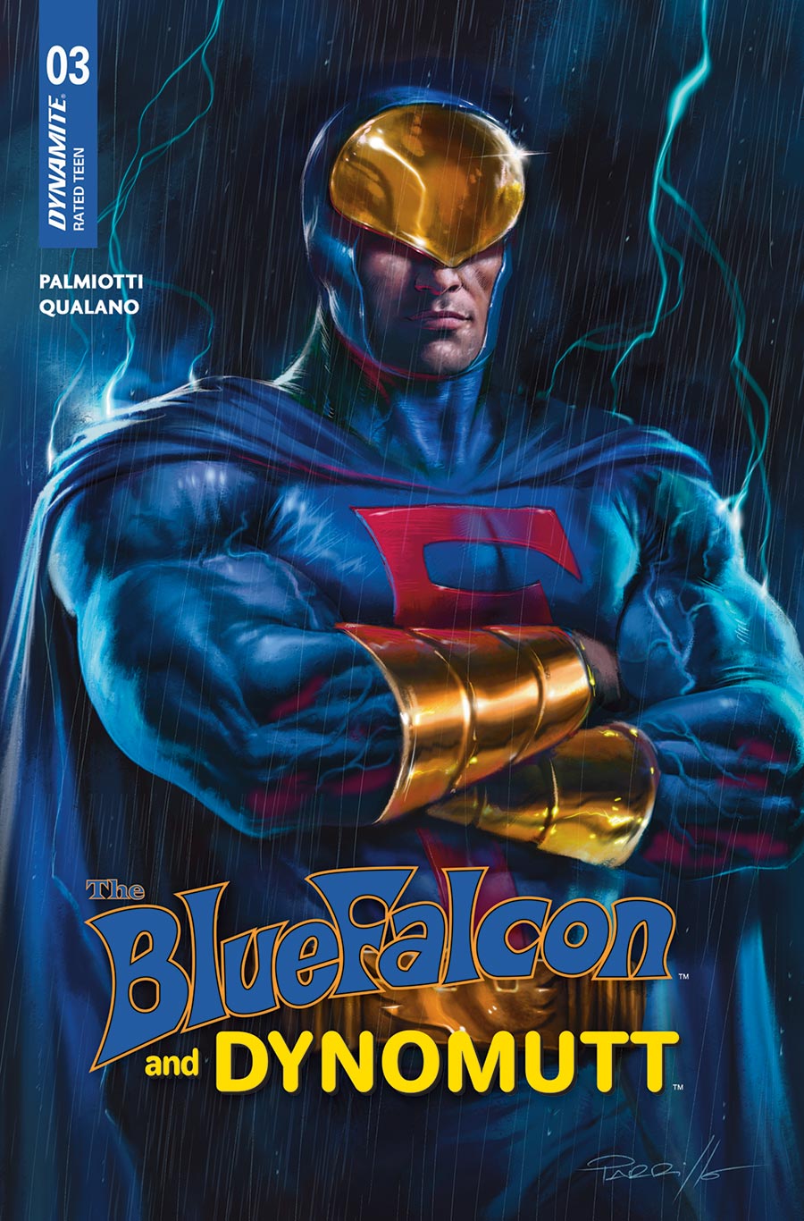 Blue Falcon And Dynomutt #3 Cover A Regular Lucio Parrillo Cover
