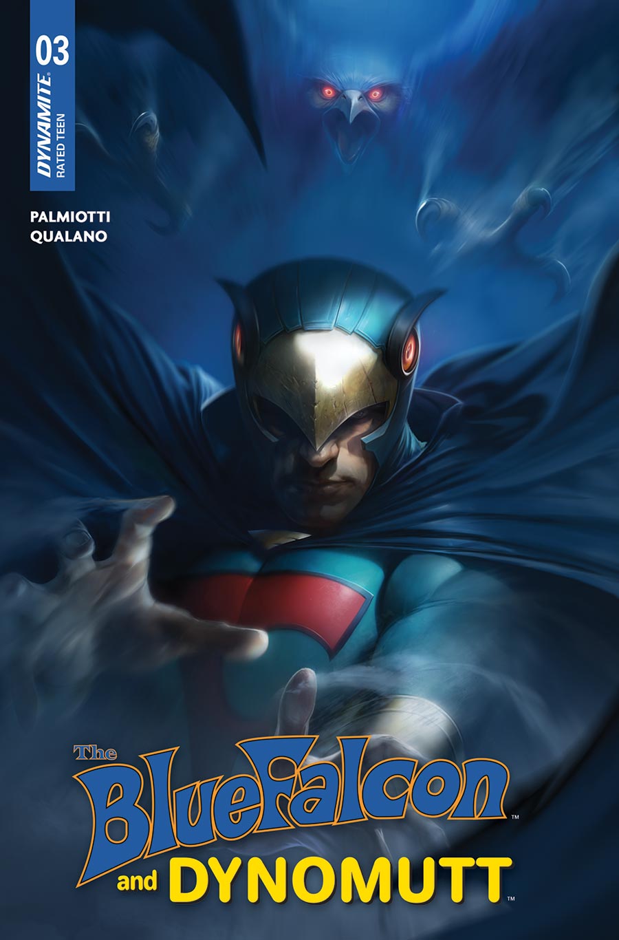 Blue Falcon And Dynomutt #3 Cover D Variant Francesco Mattina Cover