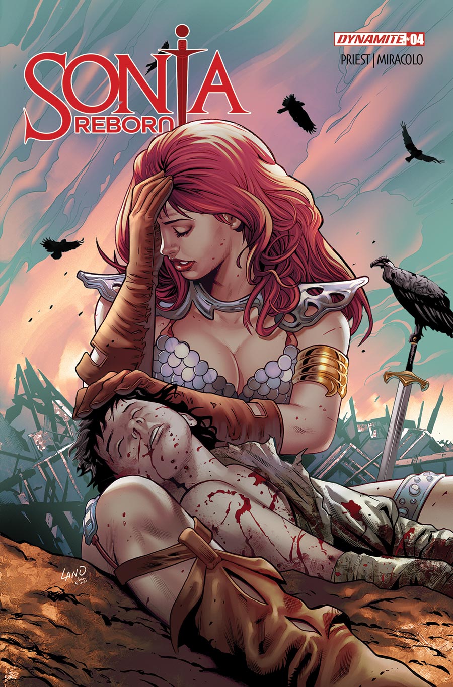 Sonja Reborn #4 Cover D Variant Greg Land Cover