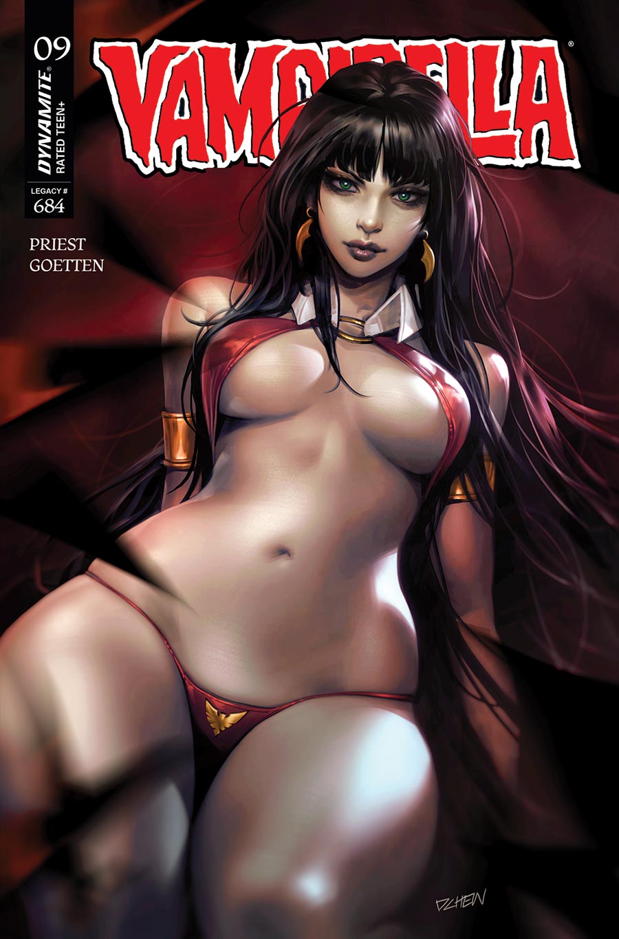 Vampirella Vol 9 #9 Cover B Variant Derrick Chew Cover