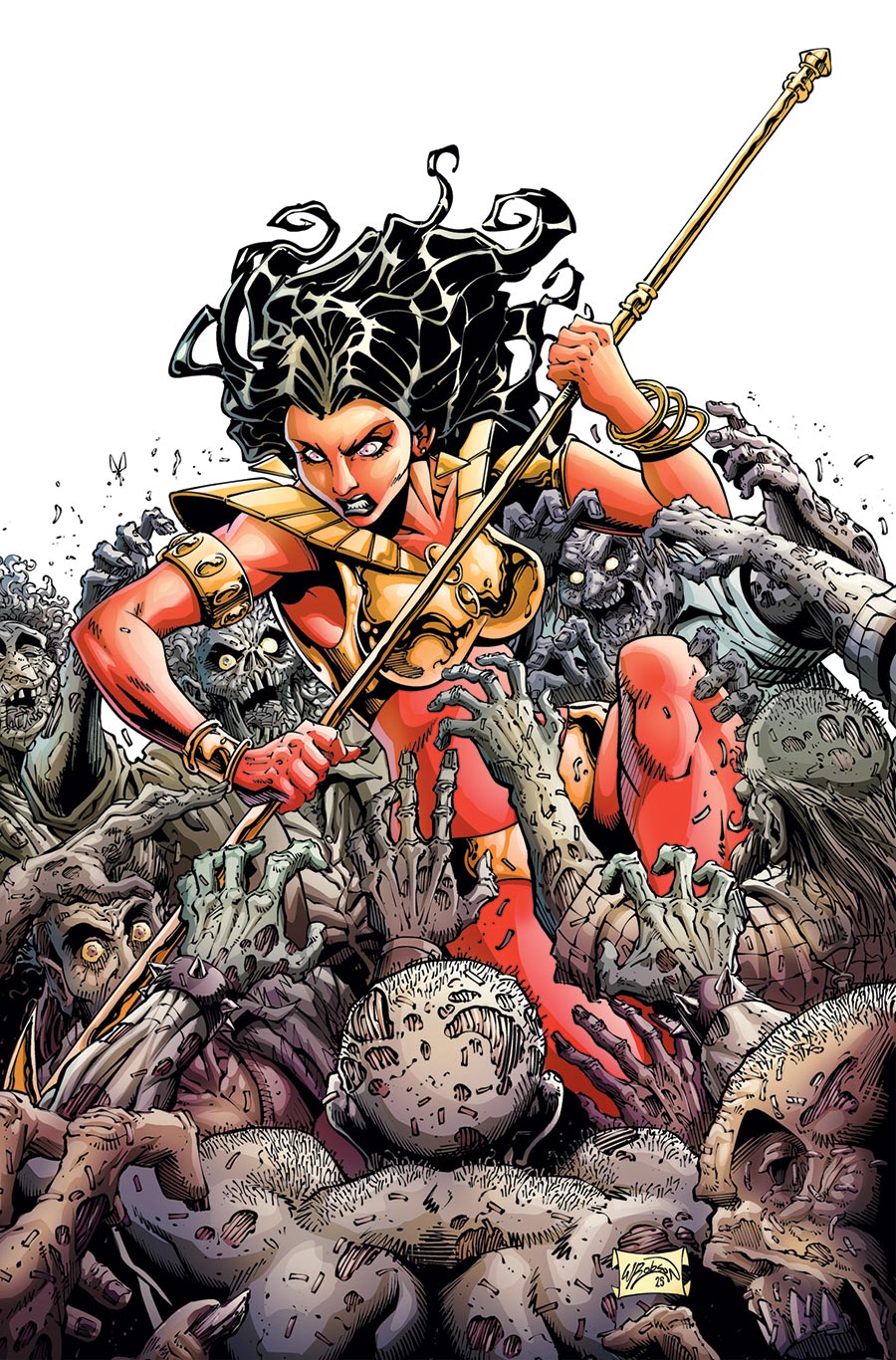 DieNamite Blood Red #2 Cover E Incentive Will Robson Virgin Cover