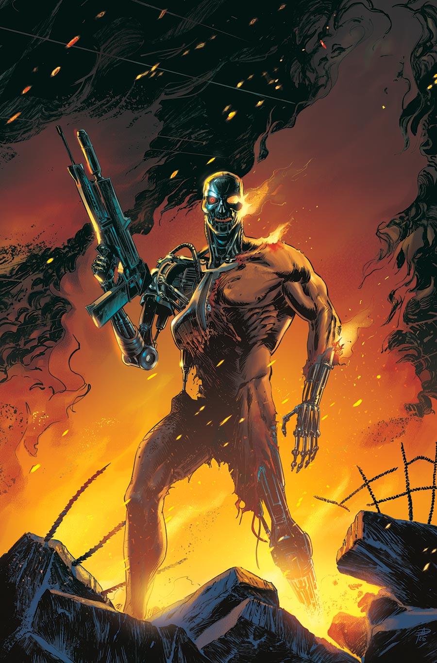 Terminator Metal #2 Cover F Incentive Paolo Antiga Virgin Cover