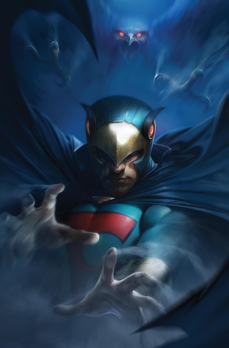 Blue Falcon And Dynomutt #3 Cover F Incentive Francesco Mattina Virgin Cover
