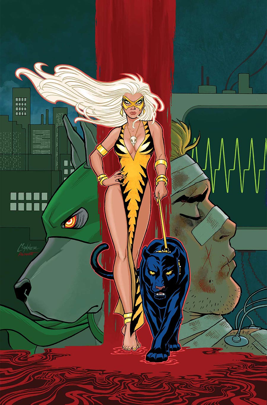 Blue Falcon And Dynomutt #3 Cover H Incentive Amanda Conner Virgin Cover