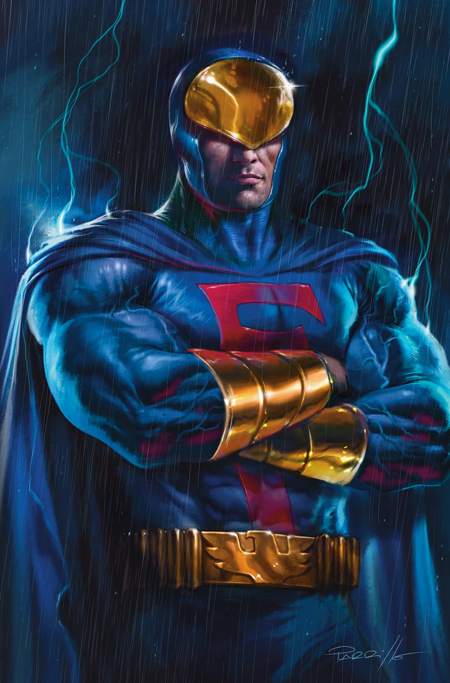 Blue Falcon And Dynomutt #3 Cover I Incentive Lucio Parrillo Virgin Cover