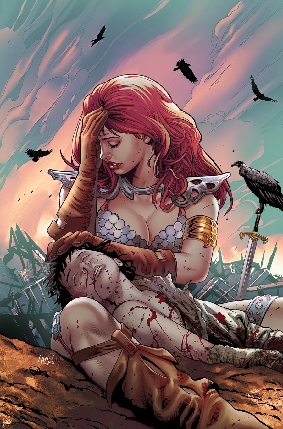 Sonja Reborn #4 Cover G Incentive Greg Land Virgin Cover