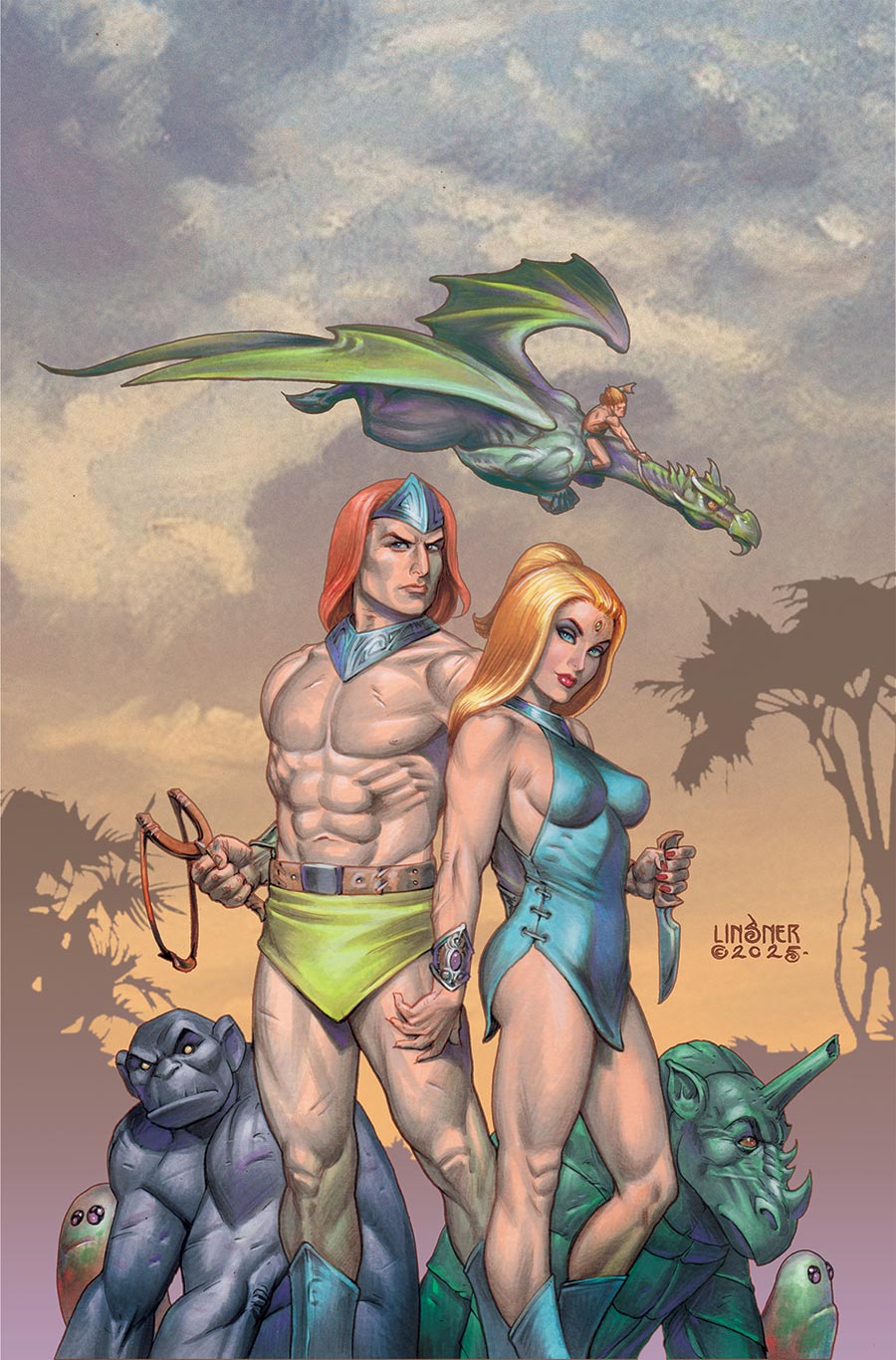 Herculoids #10 Cover G Incentive Joseph Michael Linsner Virgin Cover
