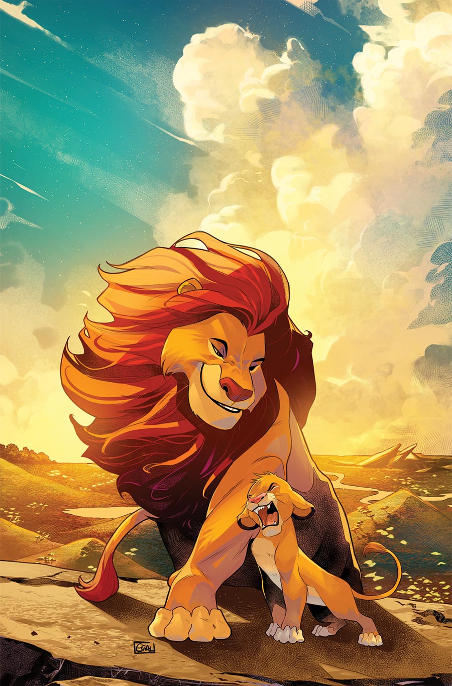 Lion King #1 Cover G Limited Edition Edwin Galmon Virgin Cover