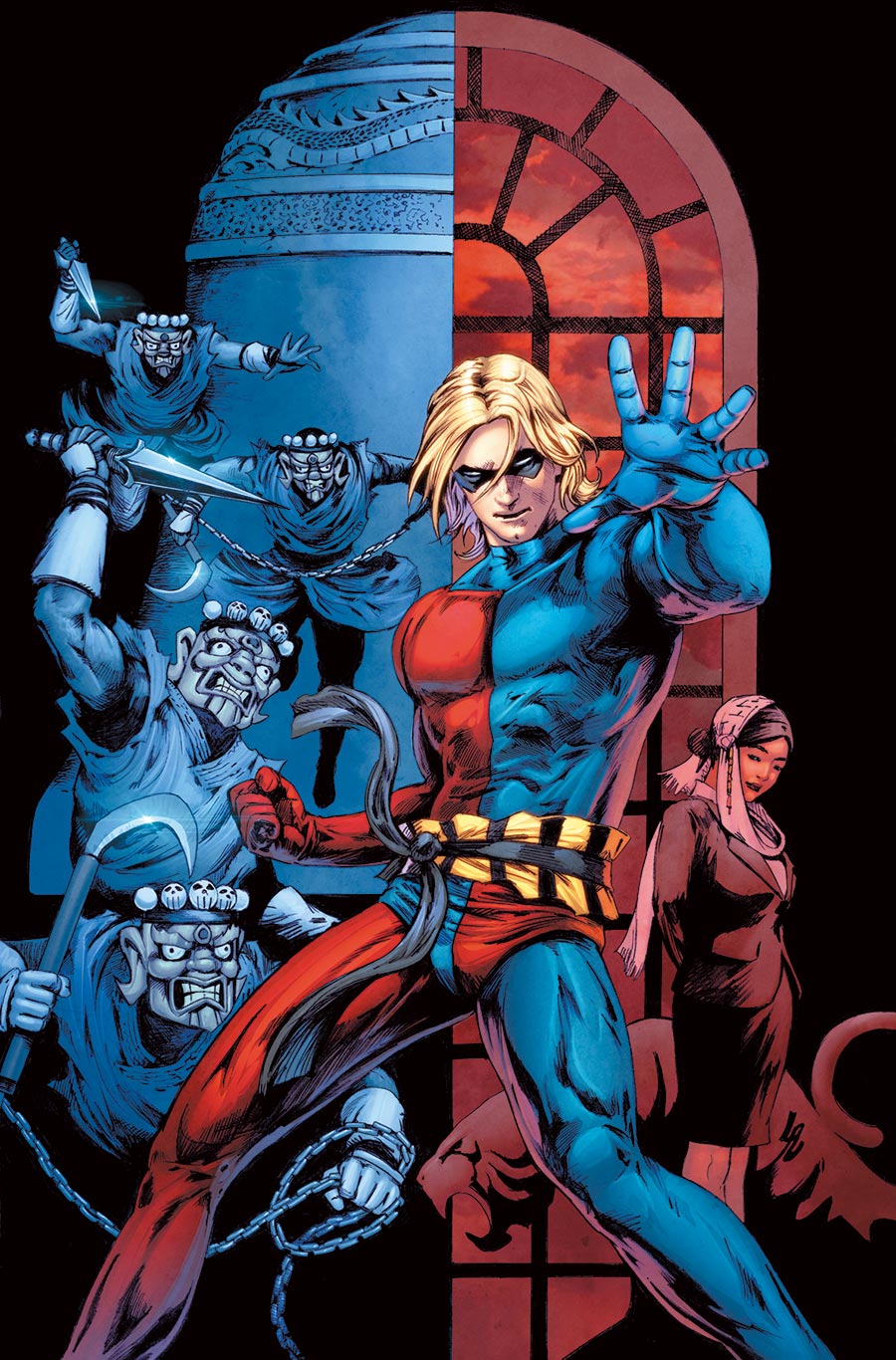 Peter Cannon Thunderbolt Vol 4 #1 Cover E Dynamite Metal Premium Jonathan Lau Virgin Cover