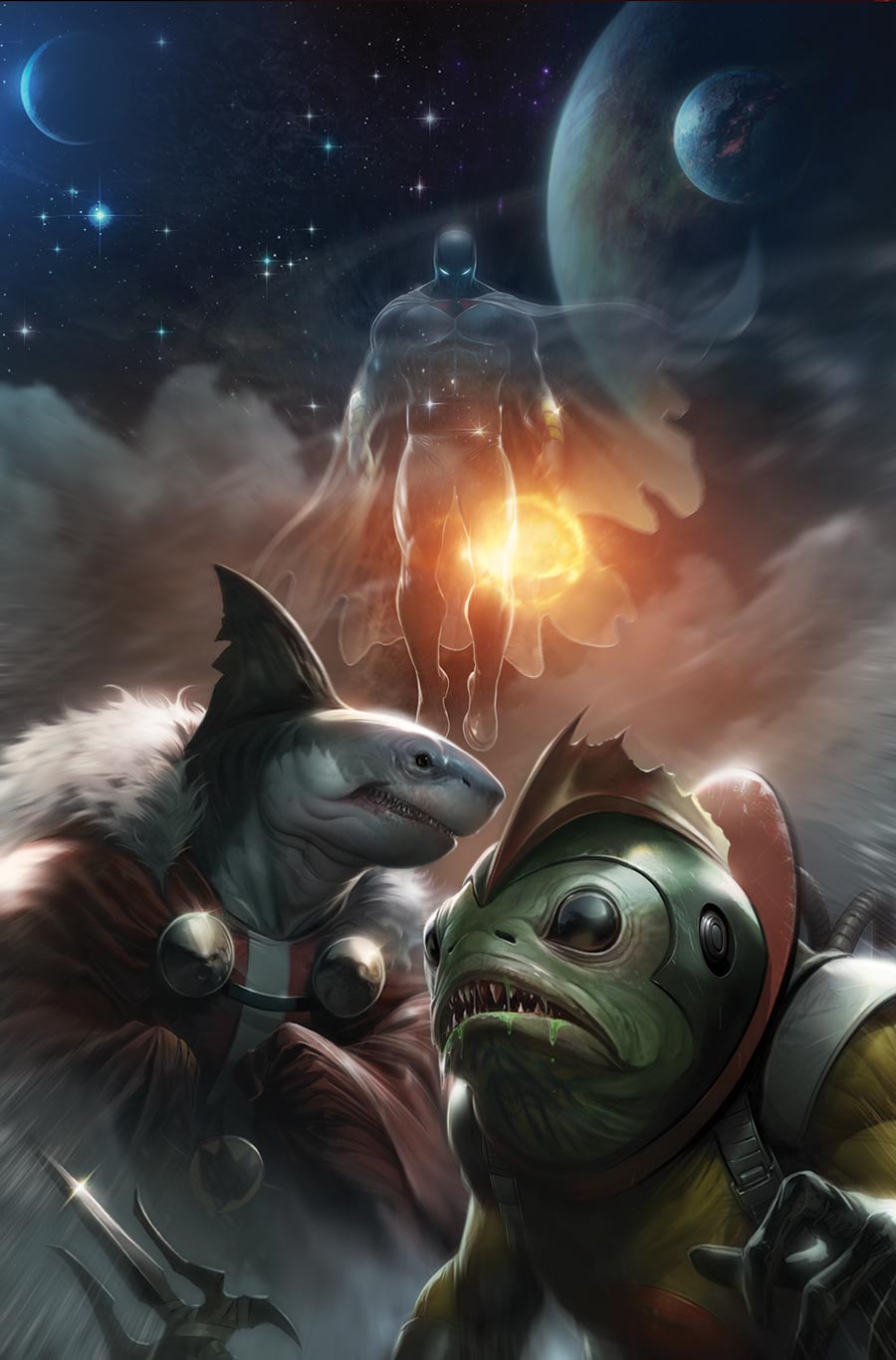 Space Ghost Vol 5 #5 Cover E Dynamite Metal Premium Francesco Mattina Virgin Cover