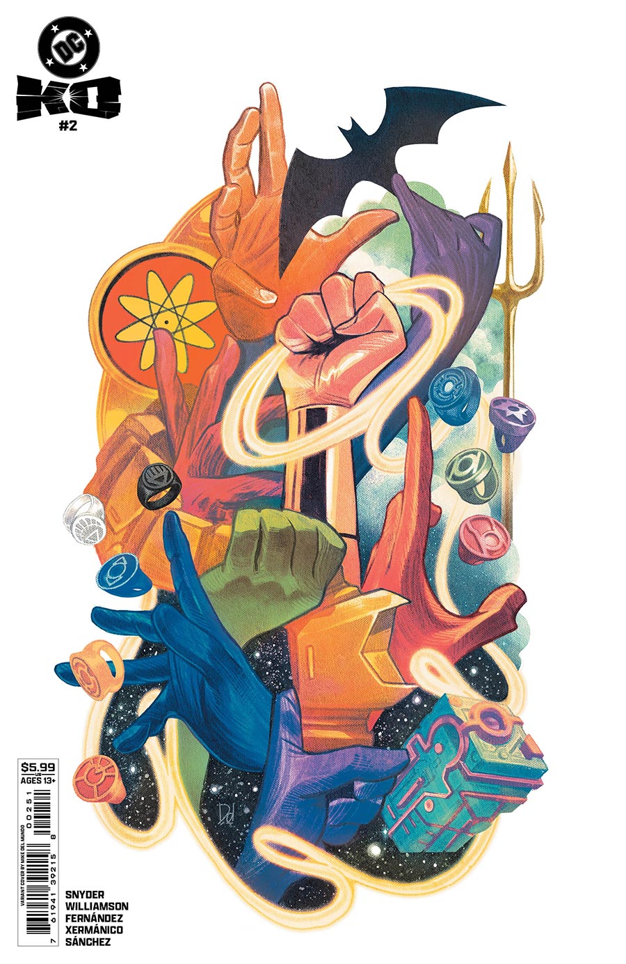 DC K.O. #2 Cover C Variant Mike Del Mundo Card Stock Cover (DC All In)