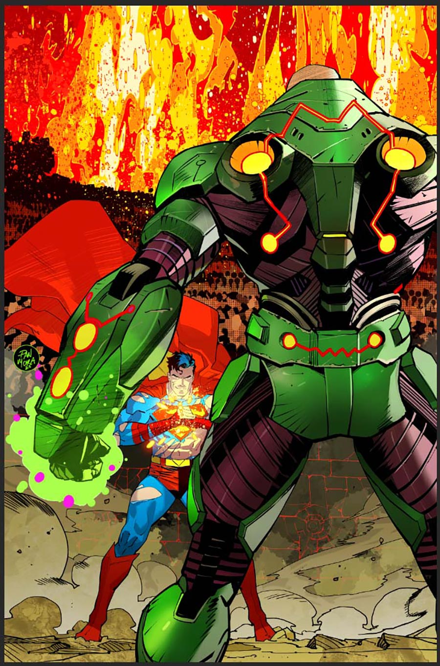 Superman Vol 7 #32 Cover A Regular Dan Mora Cover (DC All In)(DC K.O. Tie-In)