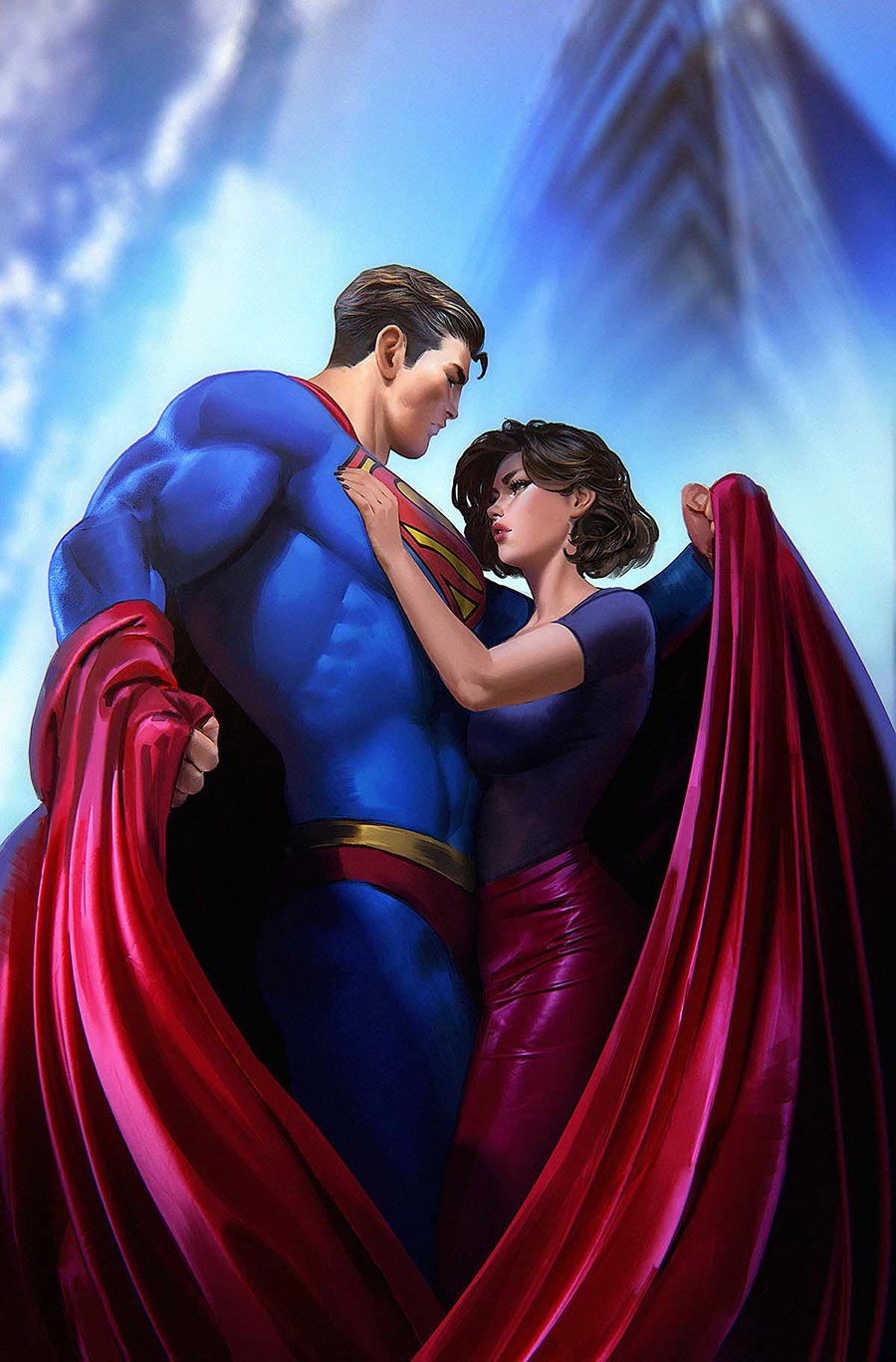 Superman Vol 7 #32 Cover E Variant Noobovich Card Stock Cover (DC All In)(DC K.O. Tie-In)