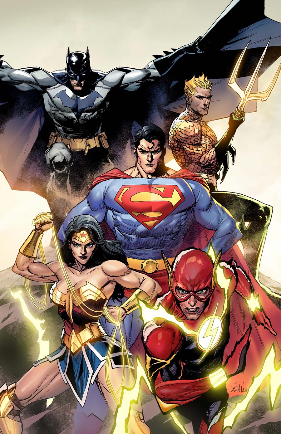 Justice League Unlimited #13 Cover C Variant Leinil Francis Yu Card Stock Cover (DC All In)(DC K.O. Tie-In)