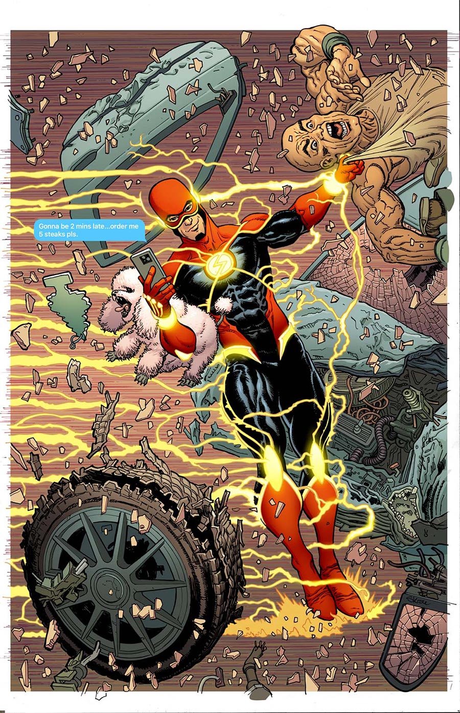 Flash Vol 6 #27 Cover C Variant Steve Skroce Card Stock Cover (DC All In)(DC K.O. Tie-In)