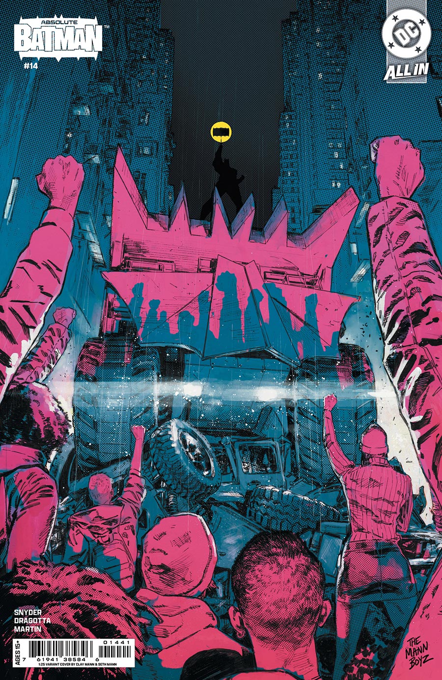 Absolute Batman #14 Cover E Incentive Clay Mann & Seth Mann Card Stock Variant Cover (DC All In)