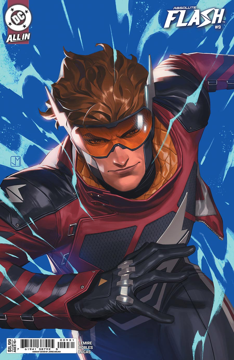 Absolute Flash #9 Cover C Variant Jorge Molina Card Stock Cover (DC All In)