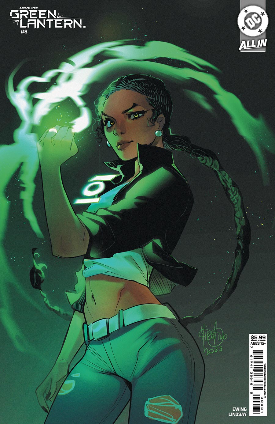 Absolute Green Lantern #8 Cover C Variant Mirka Andolfo Card Stock Cover (DC All In)