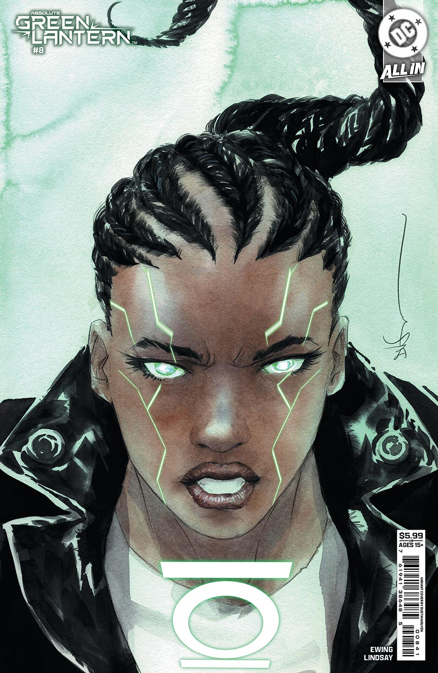 Absolute Green Lantern #8 Cover D Variant Dustin Nguyen Card Stock Cover (DC All In)
