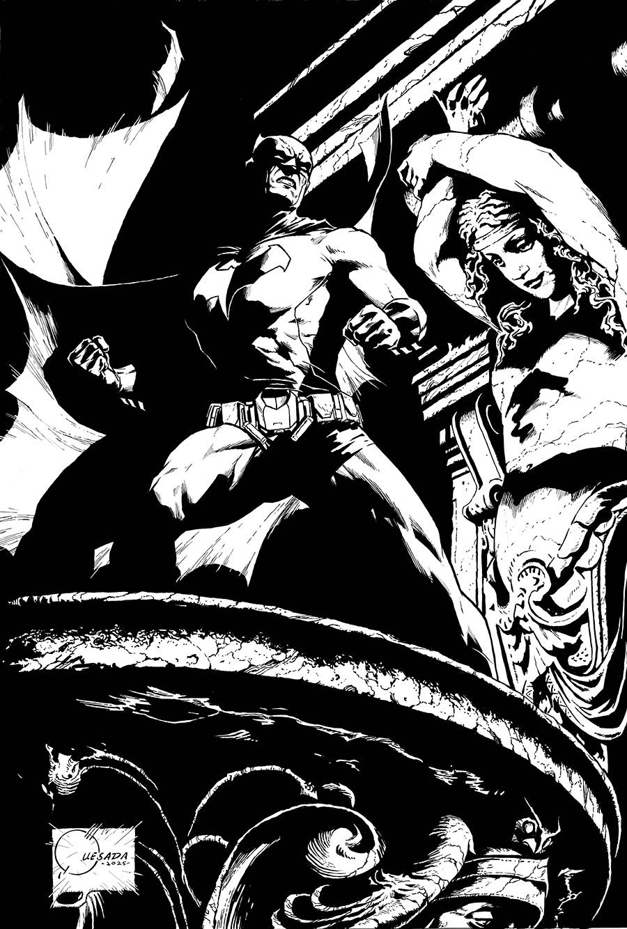 Batman Vol 4 #3 Cover D Variant Joe Quesada Card Stock Cover (DC All In)