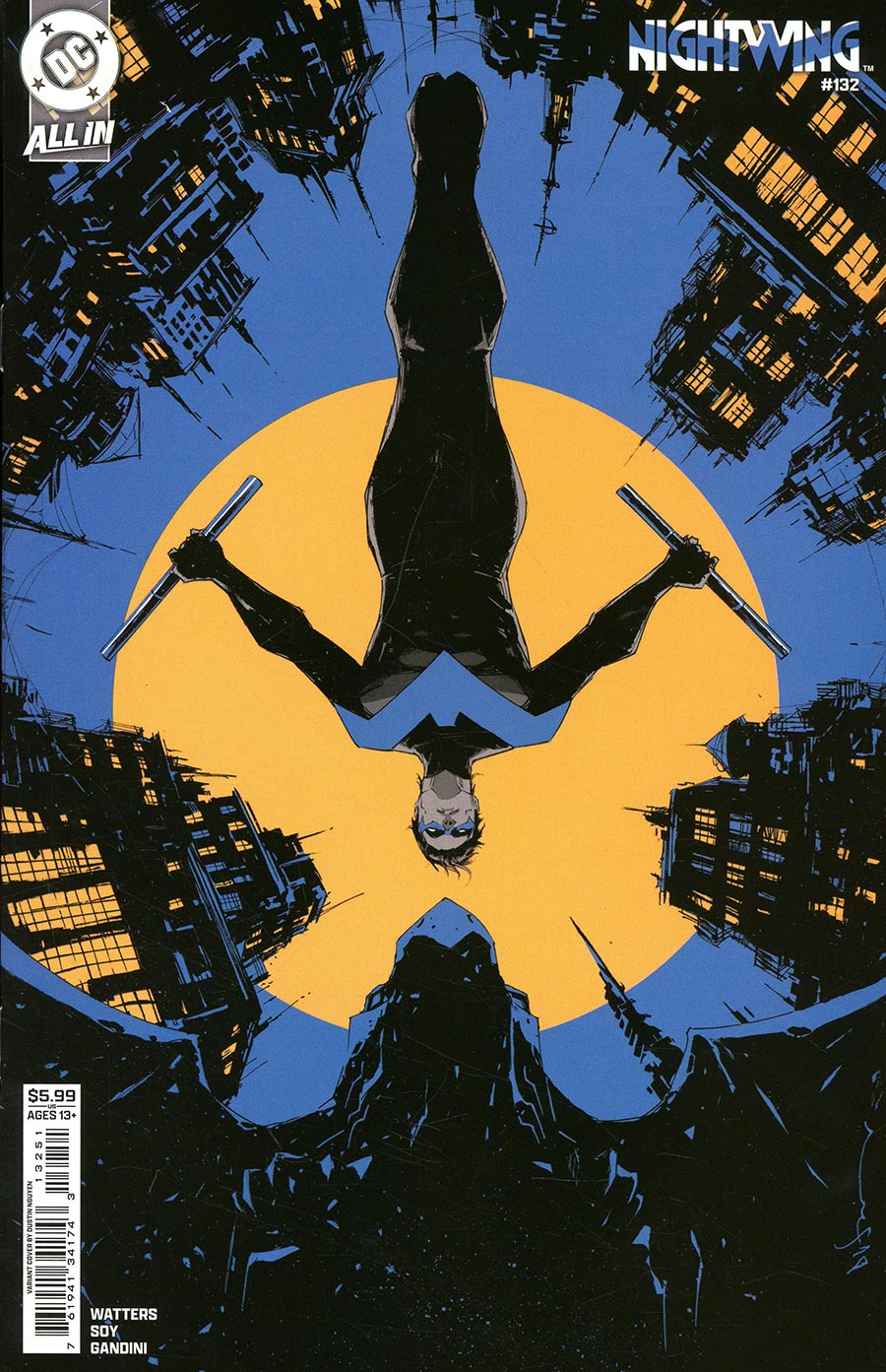 Nightwing Vol 4 #132 Cover B Variant Dustin Nguyen Card Stock Cover (DC All In)