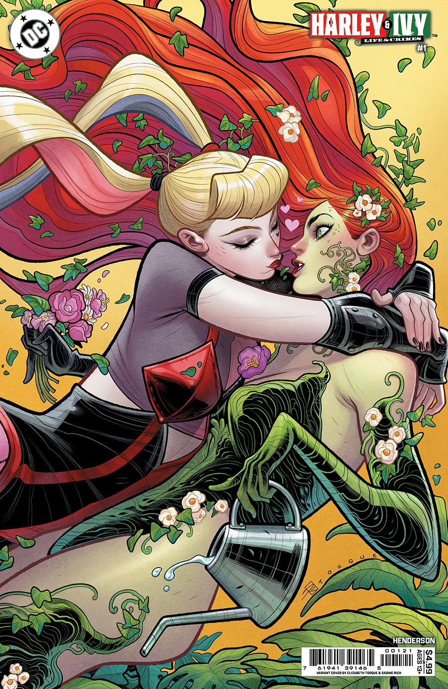 Harley And Ivy Life And Crimes #1 Cover B Variant Elizabeth Torque Card Stock Cover (DC All In) (Limit 1 Per Customer)