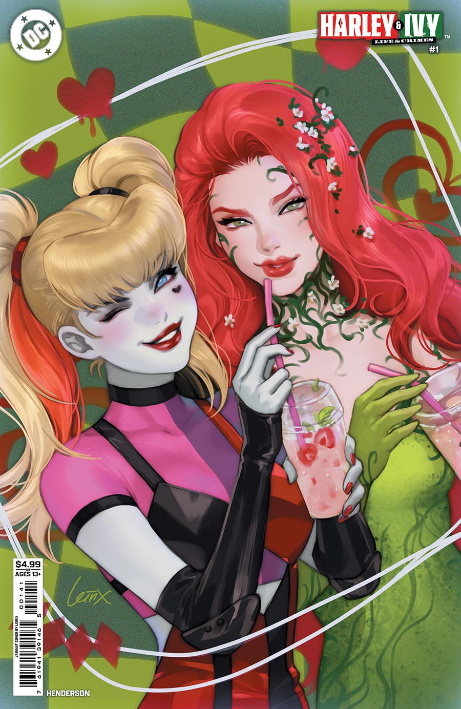 Harley And Ivy Life And Crimes #1 Cover D Variant Lesley Leirix Li Card Stock Cover (DC All In)