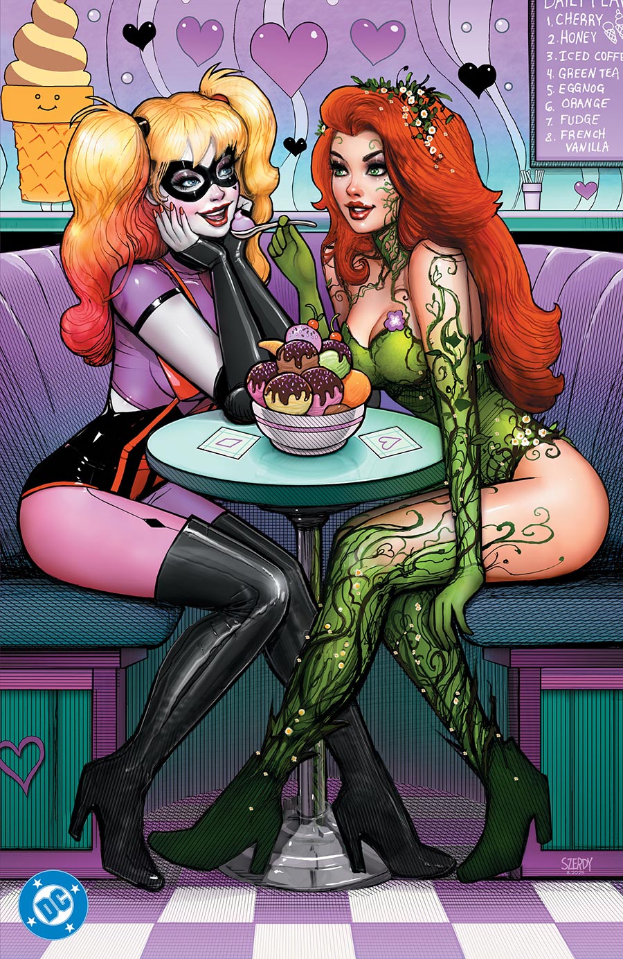 Harley And Ivy Life And Crimes #1 Cover E Variant Nathan Szerdy Foil Cover (DC All In)