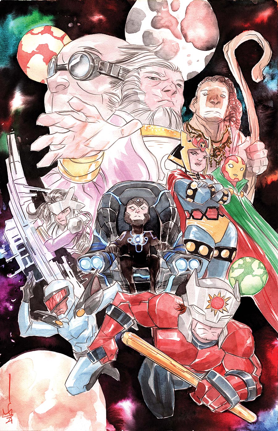 New Gods Vol 5 #12 Cover B Variant Dustin Nguyen Card Stock Cover (DC All In)