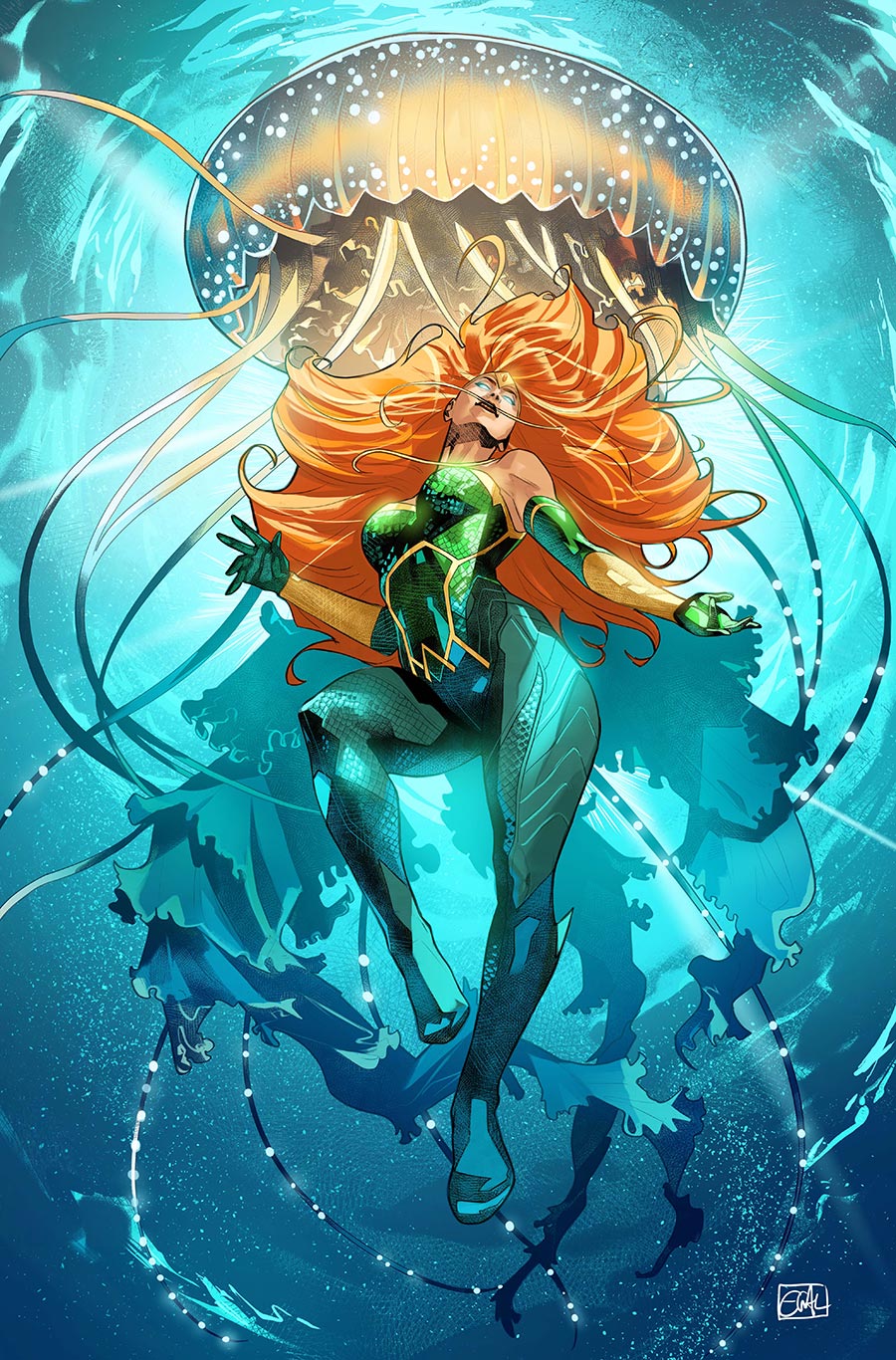Aquaman Vol 7 #11 Cover C Variant Edwin Galmon Card Stock Cover (DC All In)