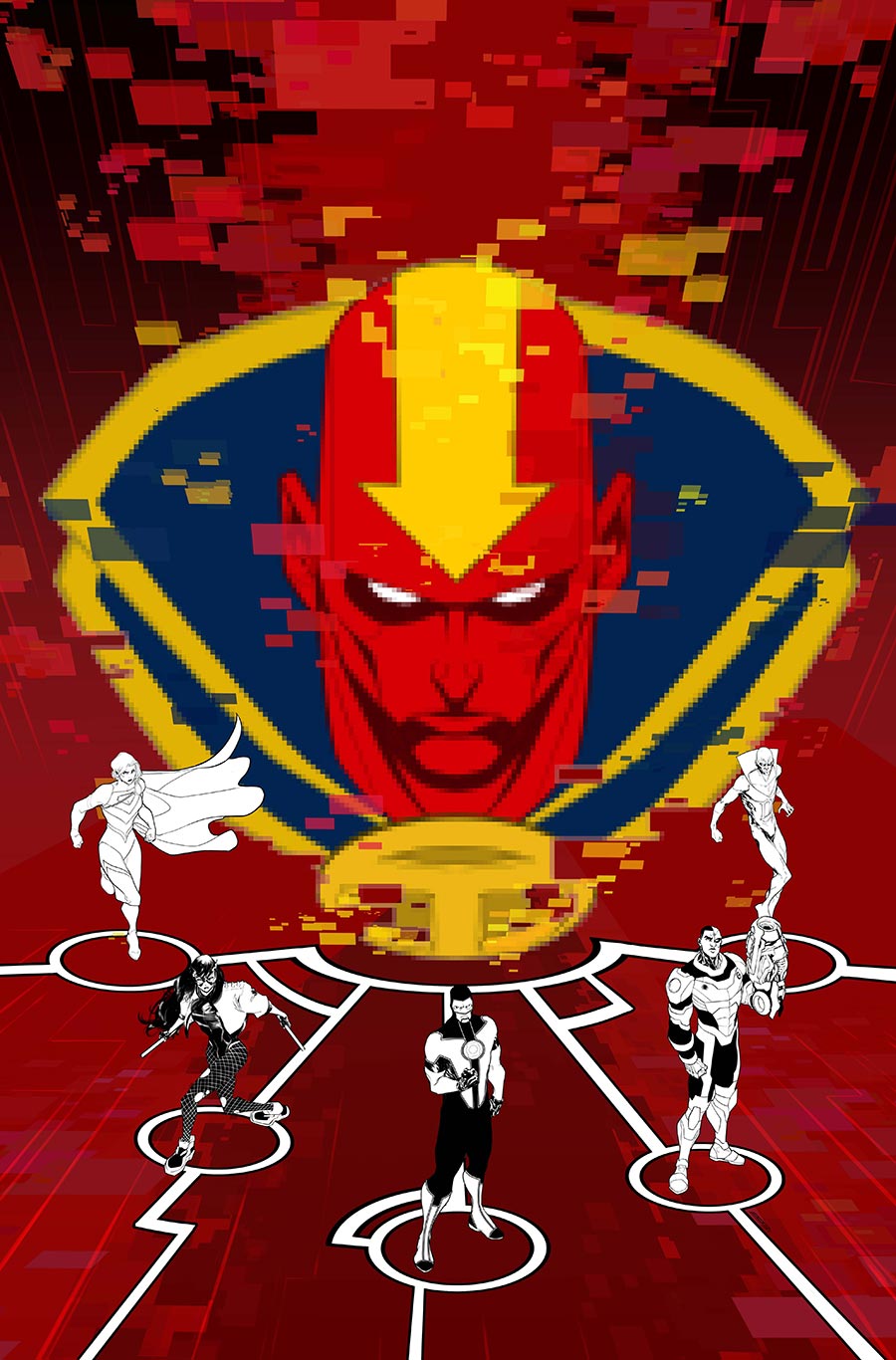 Justice League Red #4 Cover B Variant David Baldeon Card Stock Cover (DC All In)