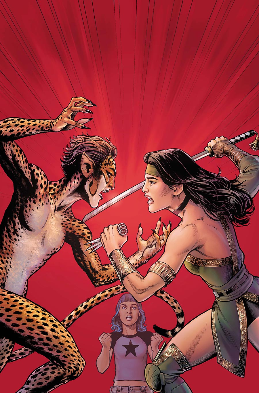 Cheetah And Cheshire Rob The Justice League #4 Cover A Regular Nicola Scott Cover (DC All In)
