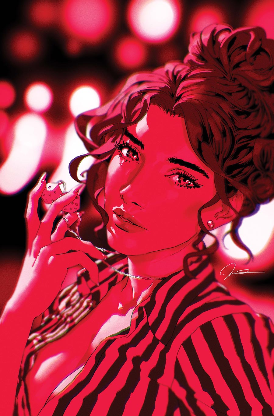 Cheetah And Cheshire Rob The Justice League #4 Cover B Variant Gerald Parel Card Stock Cover (DC All In)