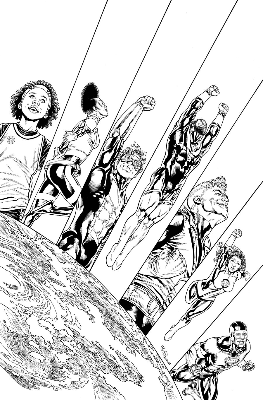 Green Lantern Corps Vol 4 #10 Cover A Regular Fernando Pasarin & Oclair Albert Cover (DC All In)