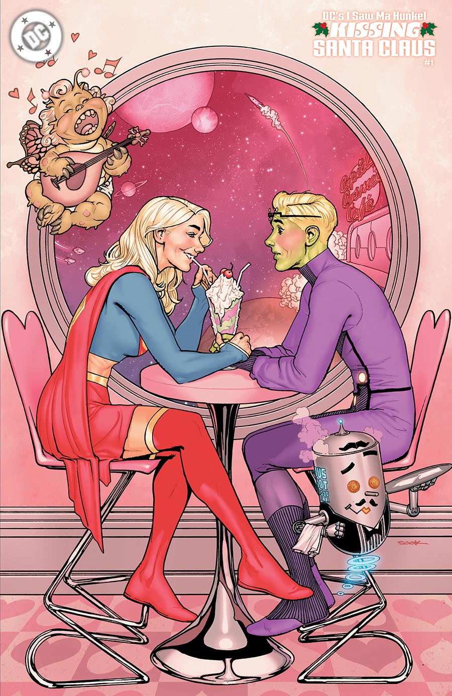 DCs I Saw Ma Hunkel Kissing Santa Claus #1 (One Shot) Cover B Variant Ryan Sook Cover (DC All In)