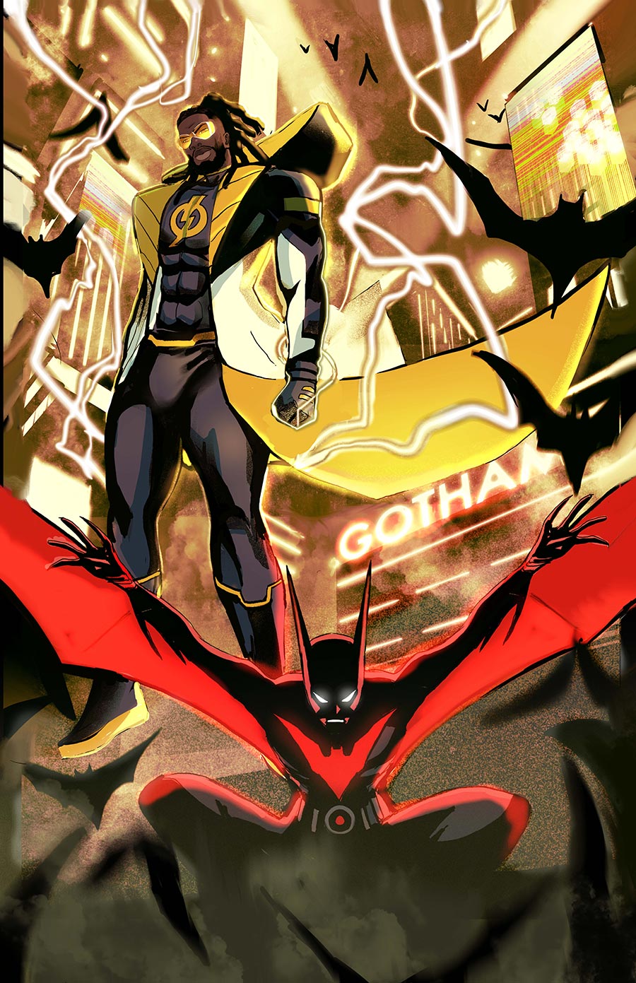 Batman Static Beyond #1 Cover A Regular Nikolas Draper-Ivey Cover