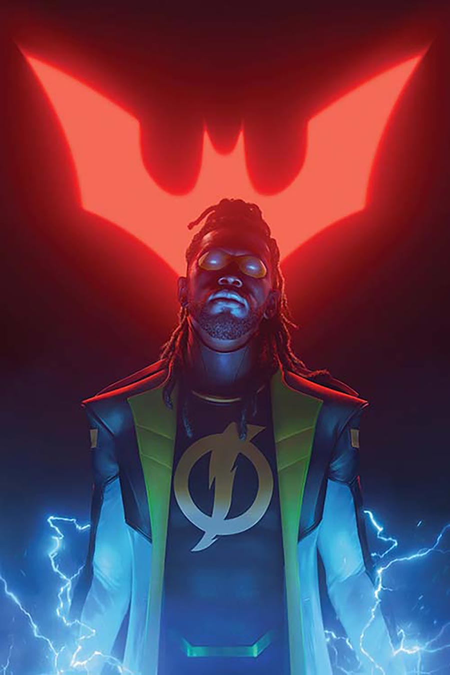 Batman Static Beyond #1 Cover C Variant Rahzzah Card Stock Cover
