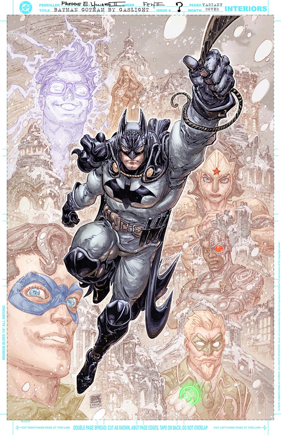 Batman Gotham By Gaslight A League For Justice #5 Cover C Variant Freddie E Williams II Card Stock Cover