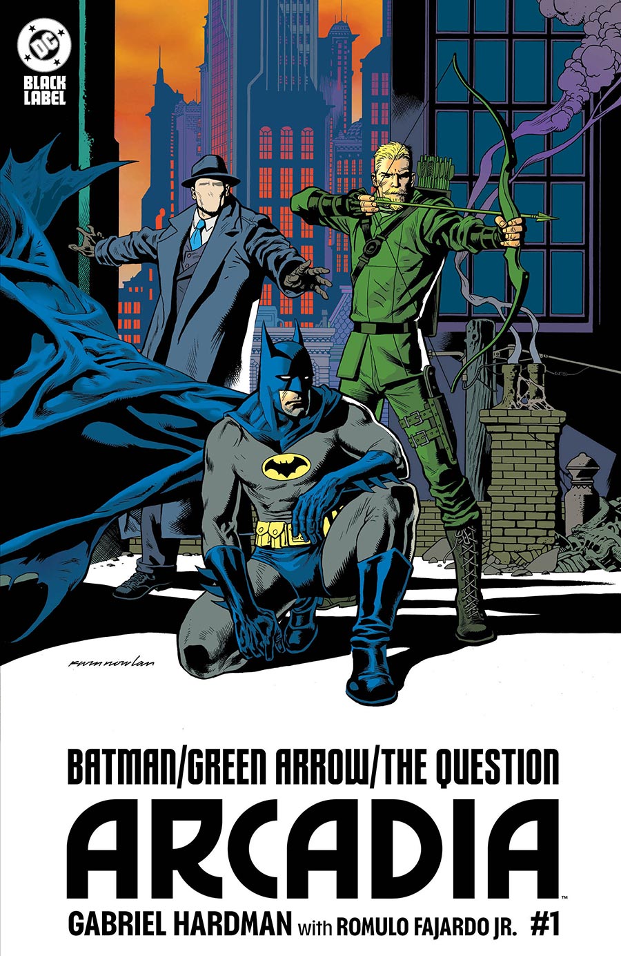 Batman Green Arrow The Question Arcadia #1 Cover B Variant Kevin Nowlan Cover