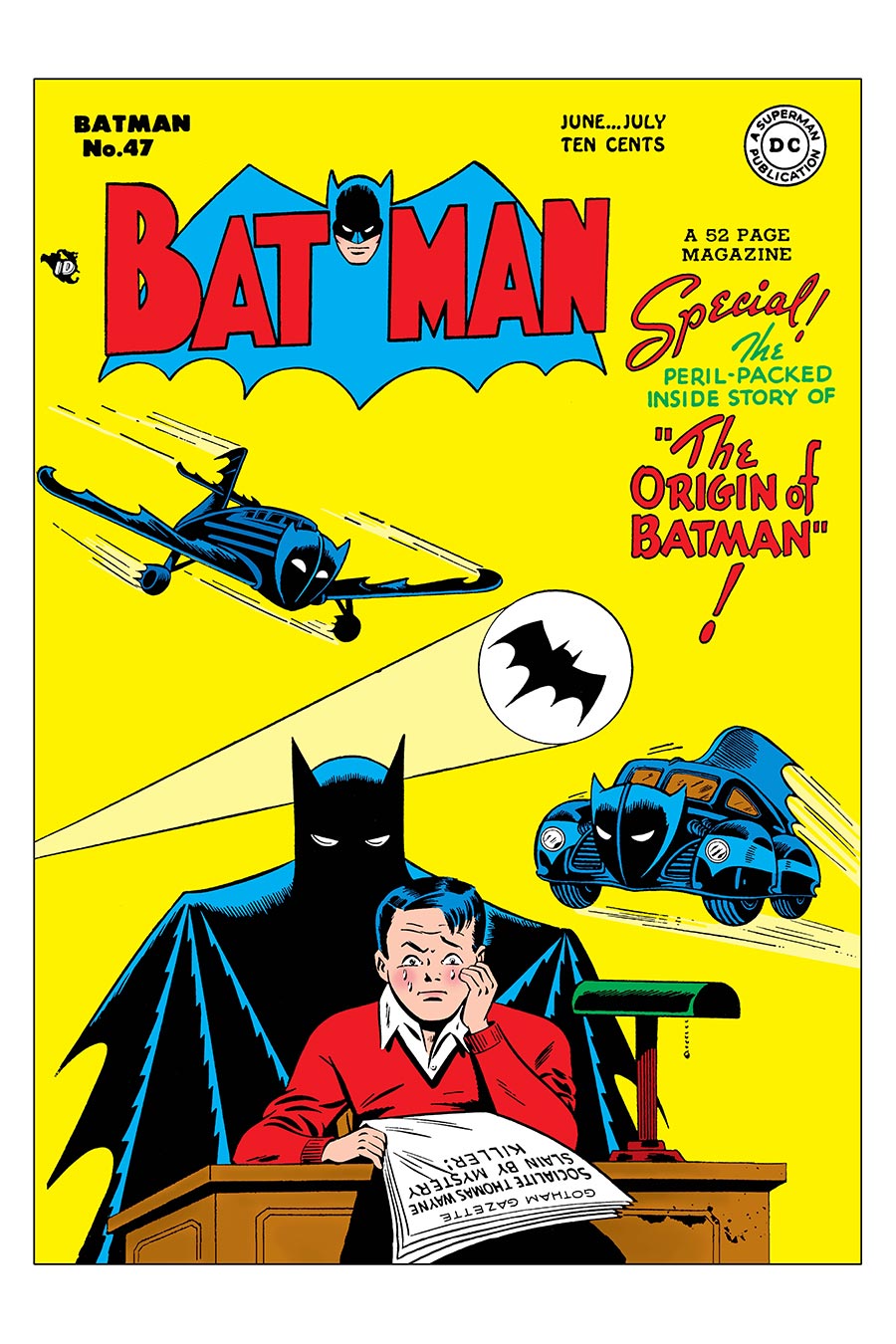 Batman #47 Facsimile Edition Cover A Regular Bob Kane Cover