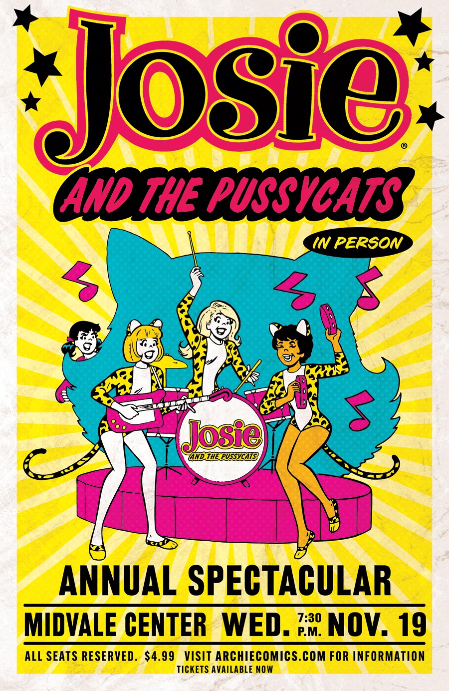 Josie And The Pussycats Annual Spectacular (2025) #1 (One Shot) Cover B Variant Dan Decarlo Retro Art Cover