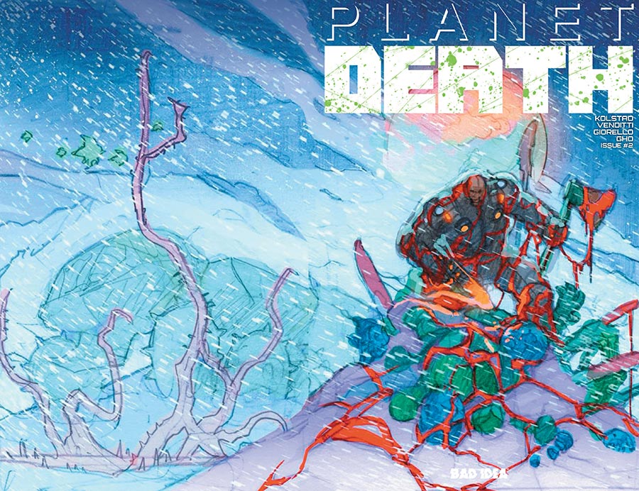 Planet Death #2 Cover B Variant Ryan Sook Wraparound Cover