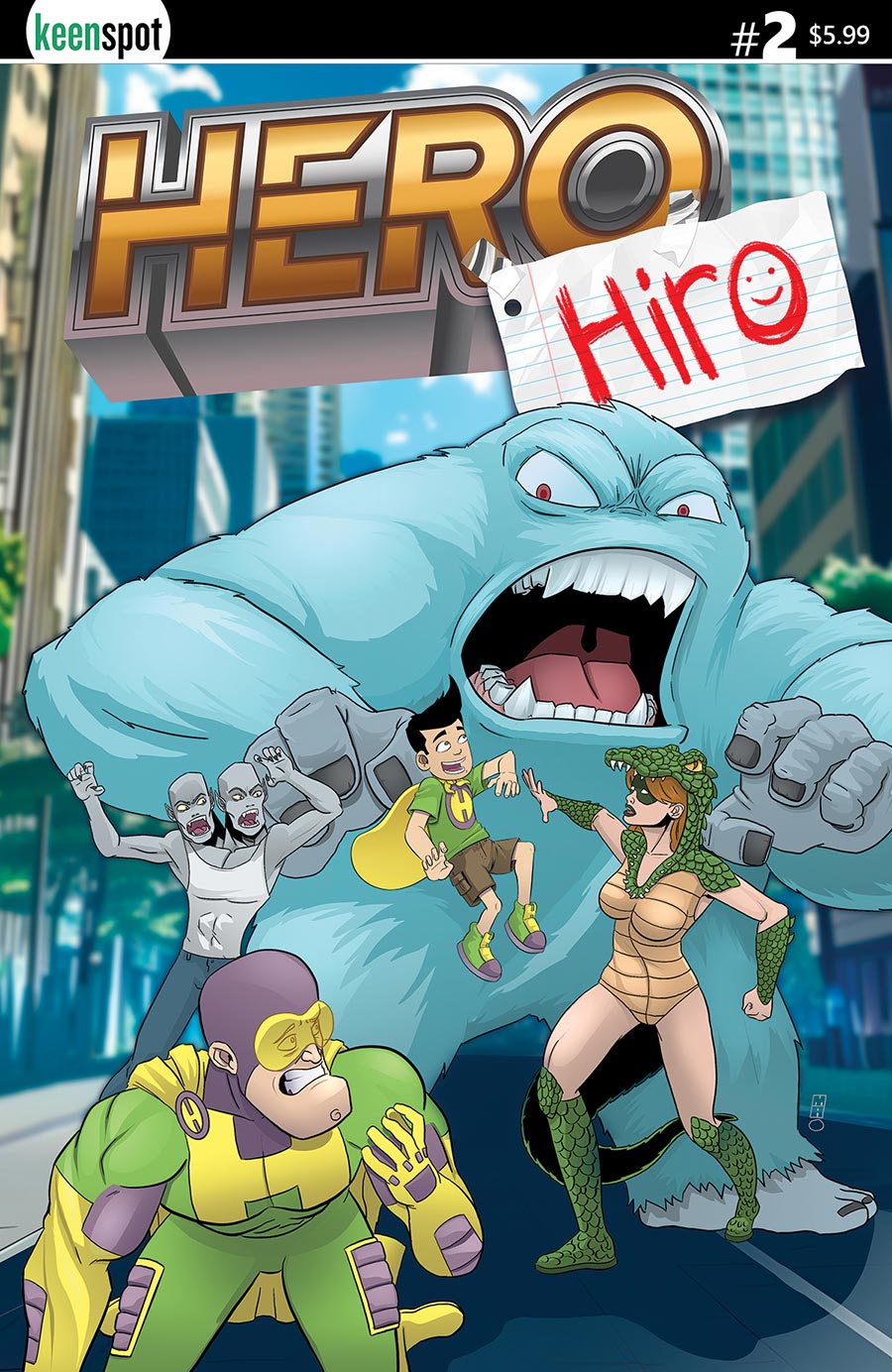 Hero Hiro #2 Cover A Regular Michael Adams Cover