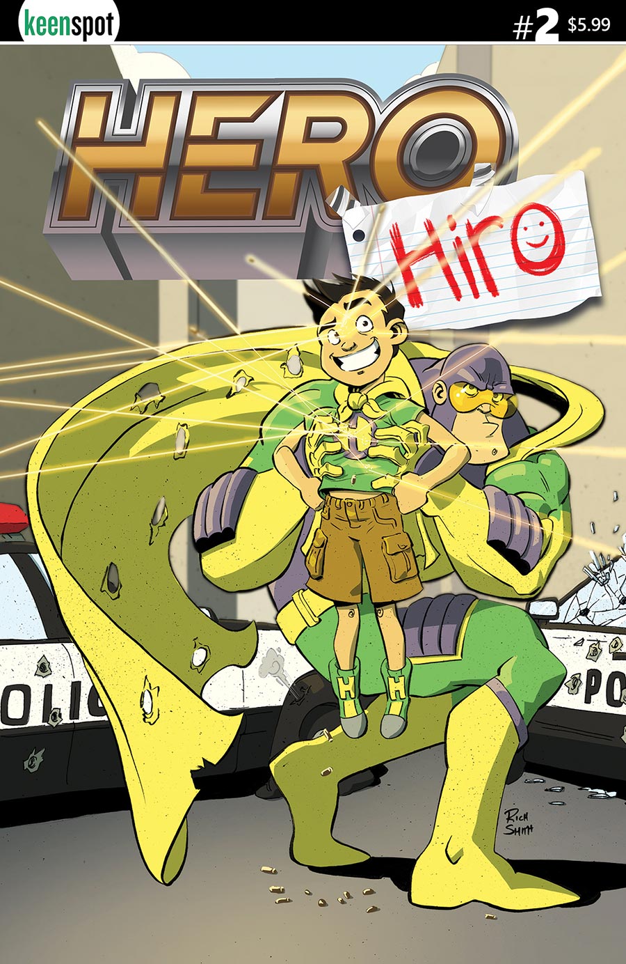 Hero Hiro #2 Cover B Variant Rich Smith Cover