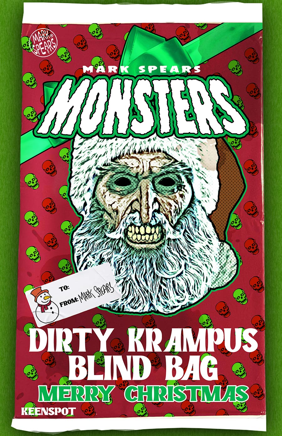 Mark Spears Monsters #8 Cover A Regular Mark Spears Winter Horrorland R.I.P. Blind Bag Cover With Polybag (Filled Randomly)
