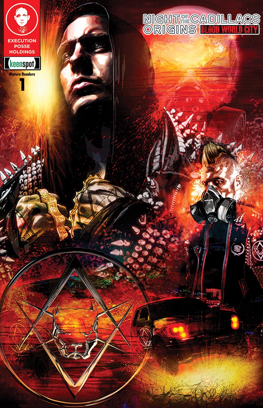 Night Of The Cadillacs Origins Blood World City #1 Cover B Variant Rob Prior & Brian C Roll Cover