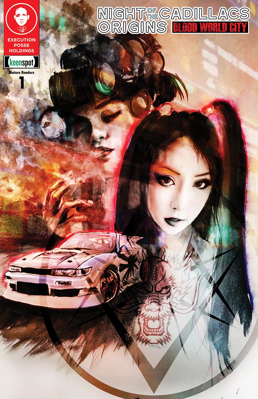 Night Of The Cadillacs Origins Blood World City #1 Cover D Variant Rob Prior & Scott Hattox Cover
