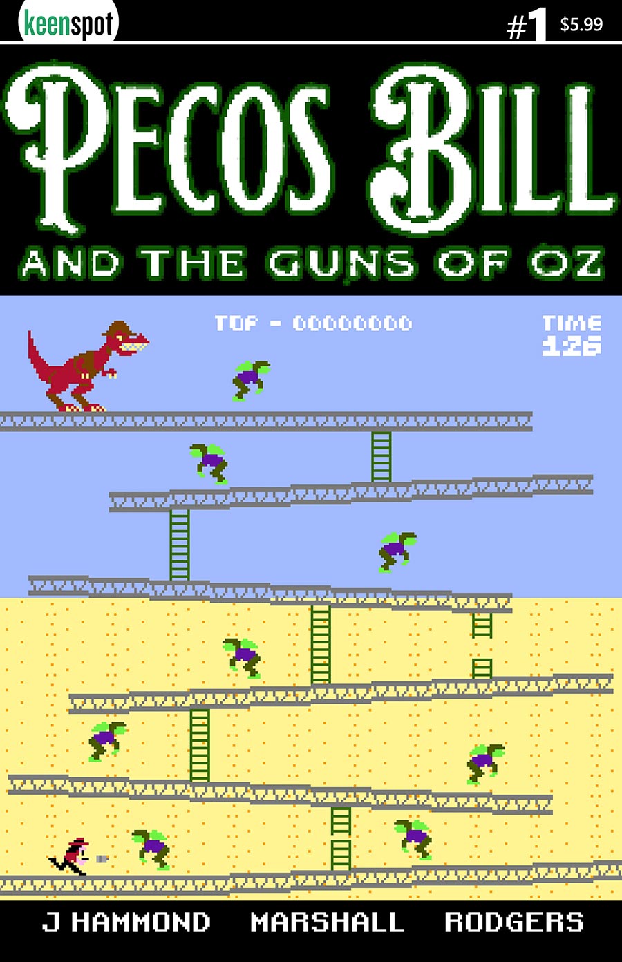 Pecos Bill And The Guns Of Oz #1 Cover D Incentive Chris Perez Video Game Variant Cover