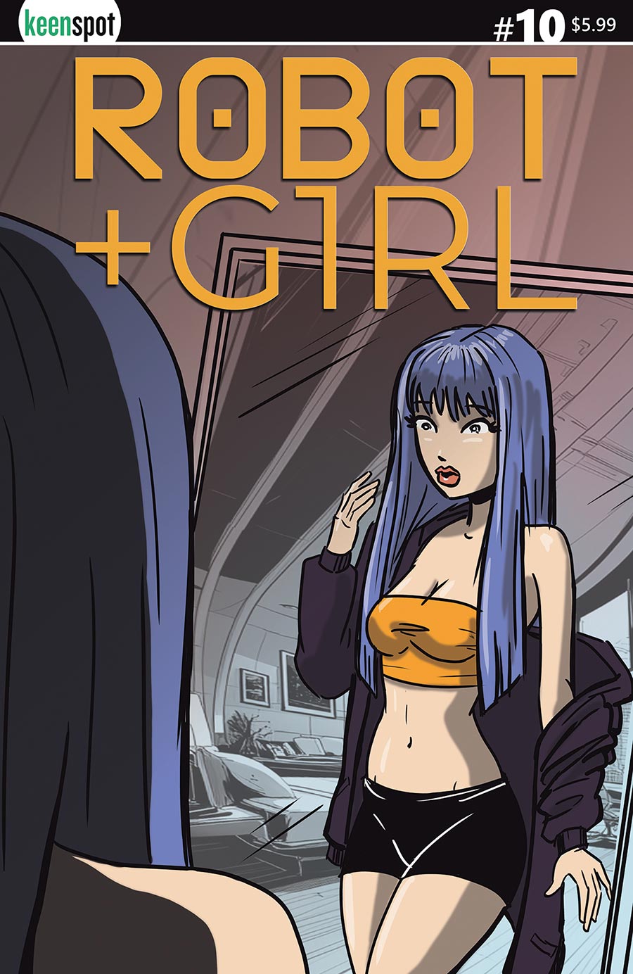 Robot + Girl #10 Cover A Regular Mike White Cover